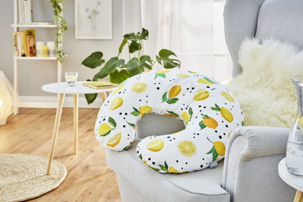 Rotho Babydesign Mini szoptatós párna, 180 x 33 cm, citrus